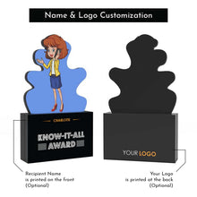 Load image into Gallery viewer, Know-it-all Award