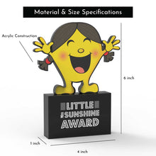 Load image into Gallery viewer, Little Miss Sunshine Award