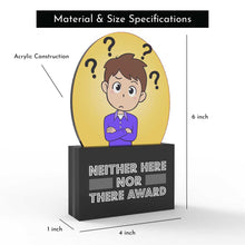 Load image into Gallery viewer, Neither Here Nor There Award