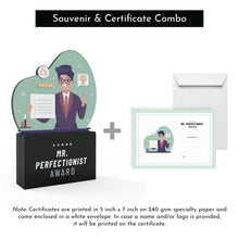 Load image into Gallery viewer, Mr. Perfectionist Award