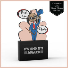 Load image into Gallery viewer, P's & Q's Award