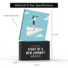 Load image into Gallery viewer, Start of a New Journey Award