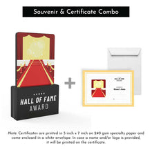 Load image into Gallery viewer, Hall of Fame Award