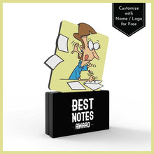 Load image into Gallery viewer, Best Notes Award