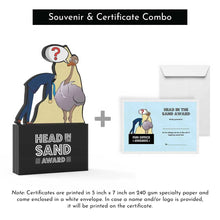 Load image into Gallery viewer, Head In The Sand Award