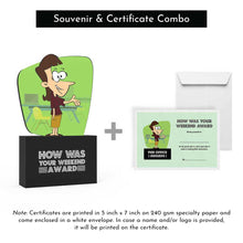 Load image into Gallery viewer, How Was Your Weekend Award