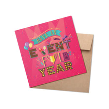 Load image into Gallery viewer, Event-Ful Year Greeting Card
