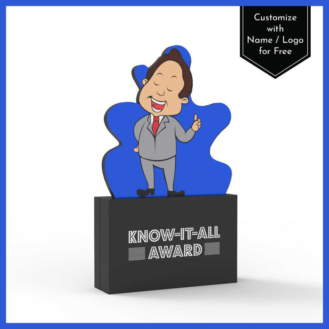 Know-it-all Award