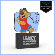 Load image into Gallery viewer, Leaky Headphones Award
