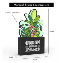 Load image into Gallery viewer, Green Thumb Award
