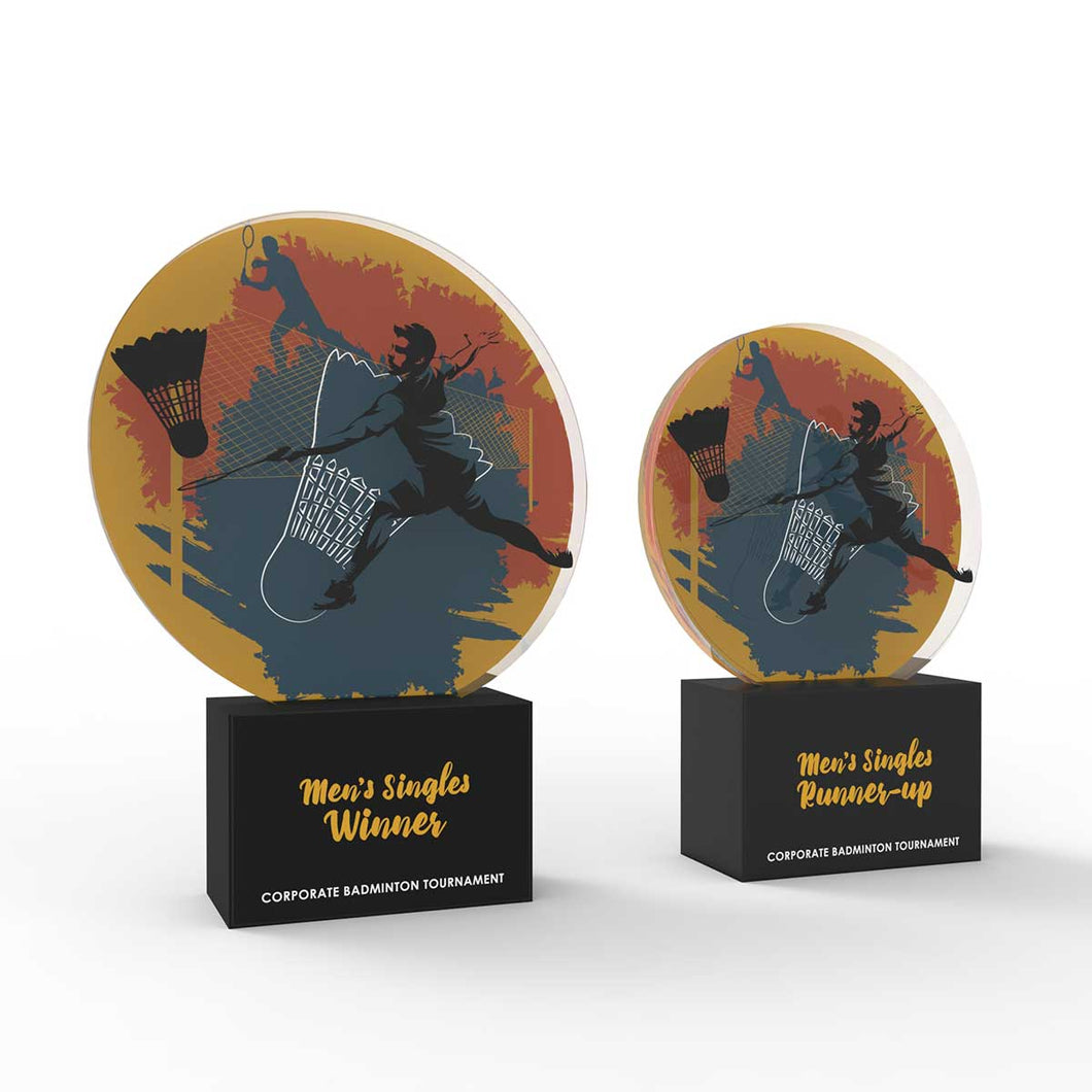 Badminton - Corporate Tournament Trophies