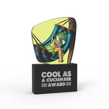 Load image into Gallery viewer, Cool As A Cucumber Award
