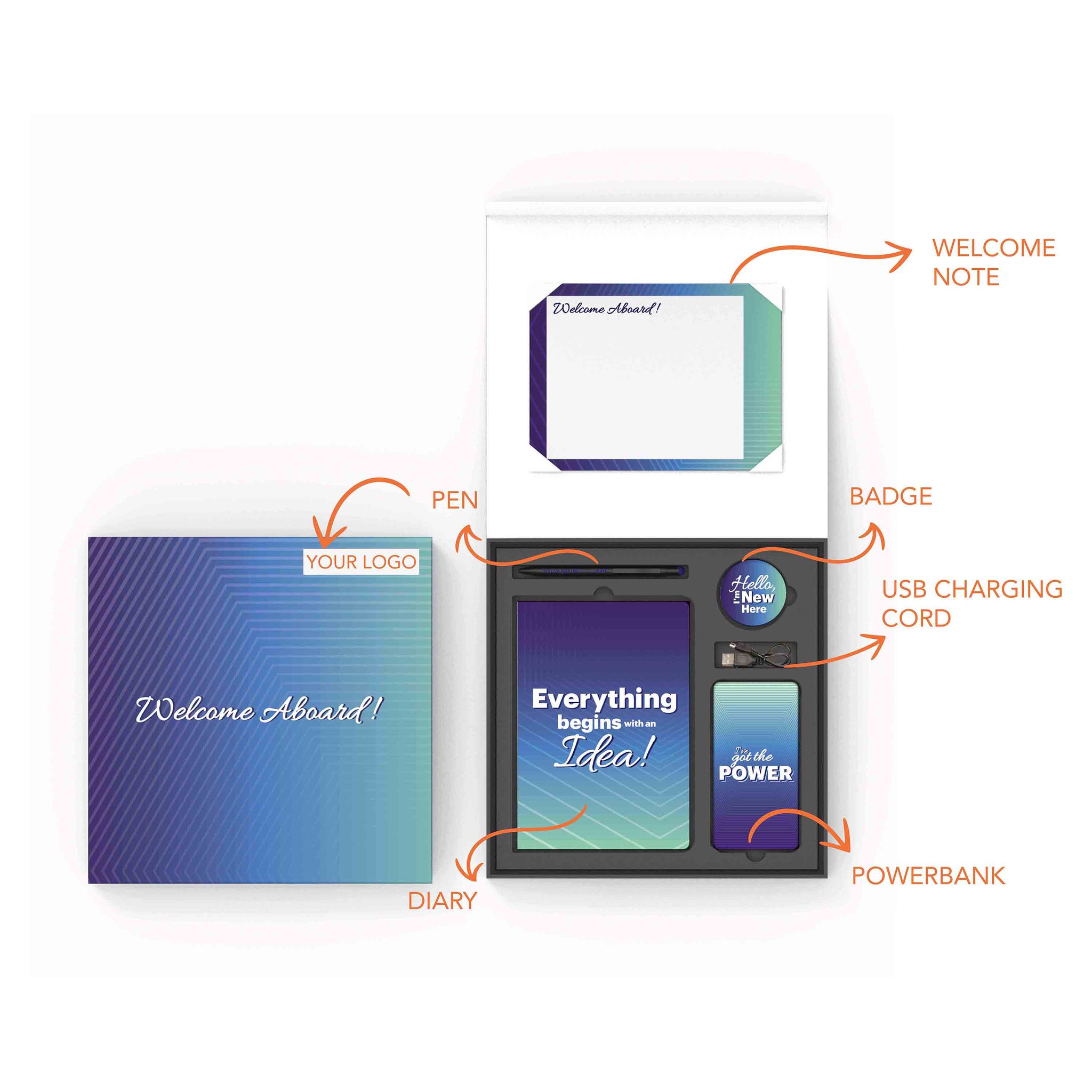 Excellence Joining Kit - Geometrica Blue – Engrave - Awards and More