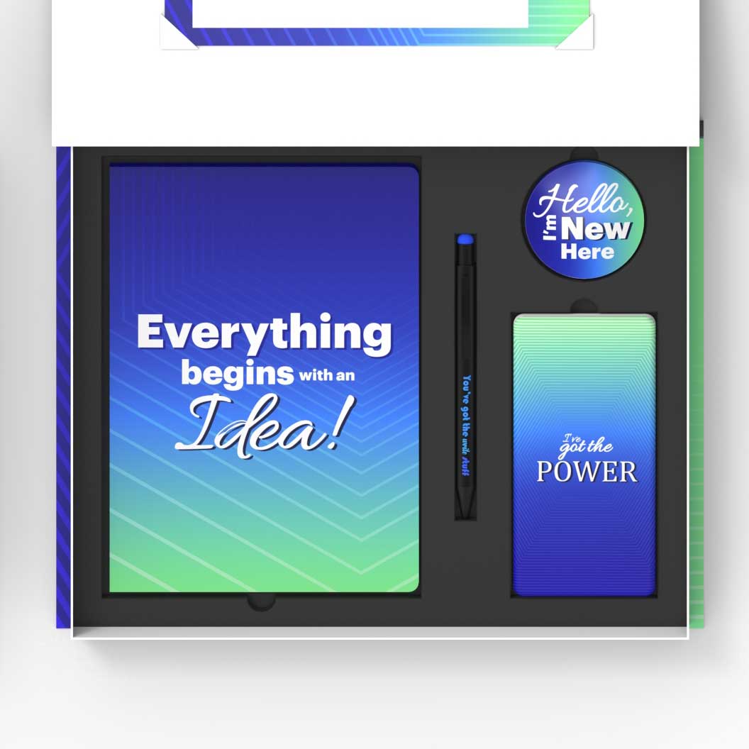 Excellence Joining Kit - Geometrica Blue – Engrave - Awards and More