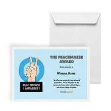Load image into Gallery viewer, The Peacemaker Award
